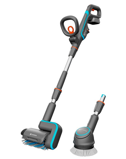GARDENA Akku Terrassenbürste AquaBrush Universal 04/18V P4A mit Batterie