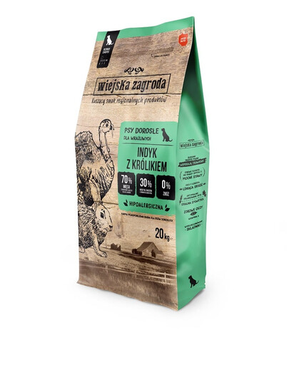 WIEJSKA ZAGRODA Puten- und Kaninchenchips S 20kg