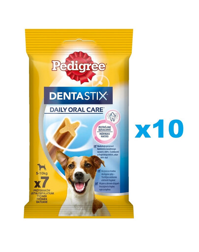 PEDIGREE DentaStix (kleine Rassen) Zahnsnack für Hunde 70 szt. - 10x110g