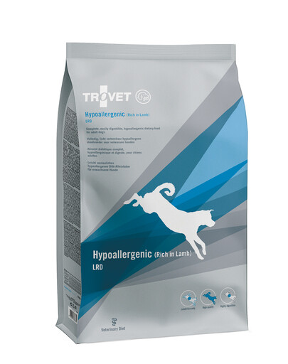 TROVET Hypoallergenic LRD Lamb für Hunde mit Lammfleisch 10 kg