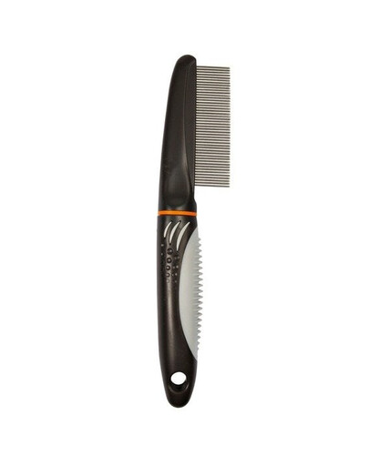 TRIXIE Feiner Kamm mit Anti-Rutsch-Griff 22 cm