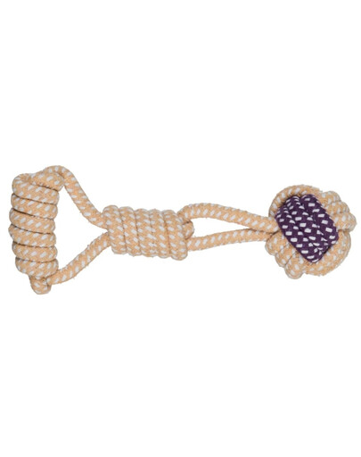 TRIXIE Junior Spieltau mit eingeflochtenem Ball 6 cm/23 cm