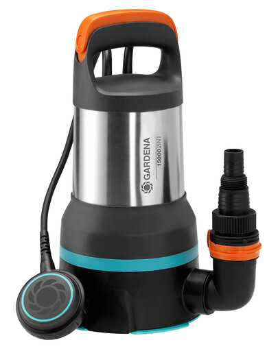 GARDENA 2-in-1-Tauchpumpe für sauberes oder schmutziges Wasser 15000