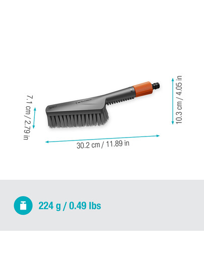 GARDENA Cleansystem Soft-Handbürste S mit Seifenkartuschen