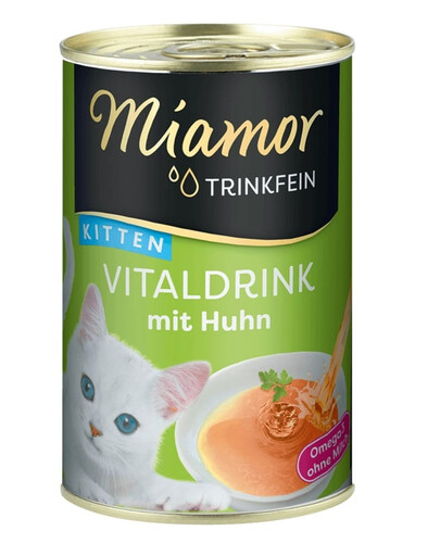 MIAMOR Trinkfein Suppe mit Huhn für Kätzchen 6x135 g