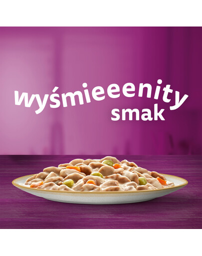 WHISKAS Tasty Mix Cremige Variationen mit Huhn, Lamm und Pute in Sauce 12x85g