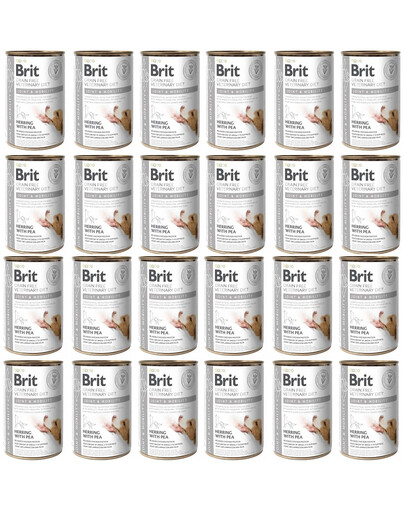 BRIT Veterinary Diet Dog Joint & Mobility 24x400 g