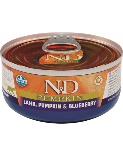 FARMINA N&D Cat lamb & pumpkin & blueberry 70 g