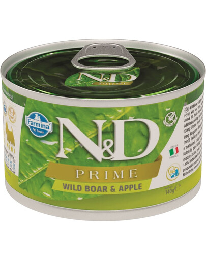 FARMINA N&D WILDSCHWEIN & APFEL ADULT NASSFUTTER MINI 140g