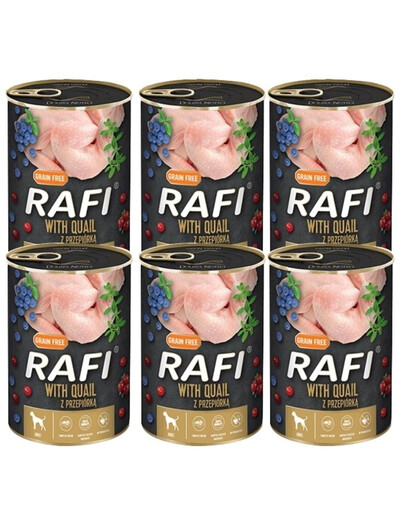 DOLINA NOTECI RAFI Quail Wachtel 6x400 g
