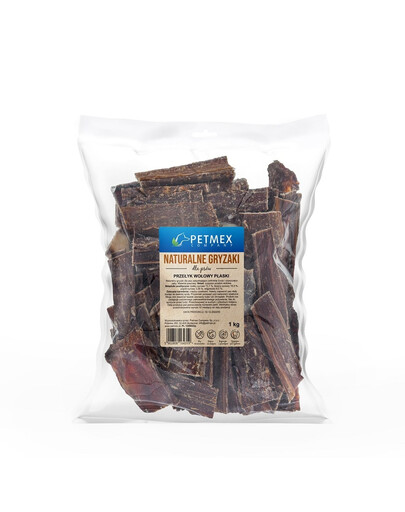 PETMEX Przełyk wołowy płaski 1kg