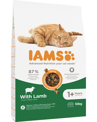 IAMS for Vitality für adulte Katzen mit Lammfleisch 10kg