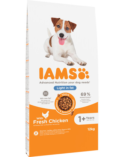 IAMS ProActive Health Adult Light in Fat for Sterilsed/Overweight dogs Chicken 12 kg