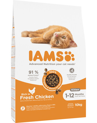 IAMS for Vitality Kitten Chicken für Kätzchen mit Huhn 10 kg