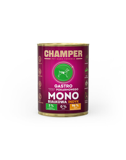 Gastro Indyk monobiałkowa karma dla psa 400 g