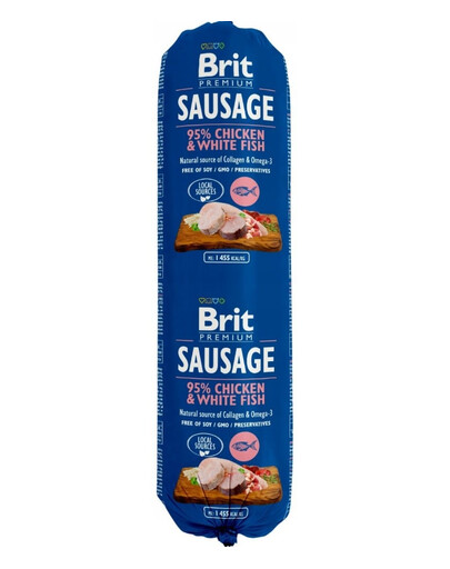 Sausage Chicken & White Fish 800 g