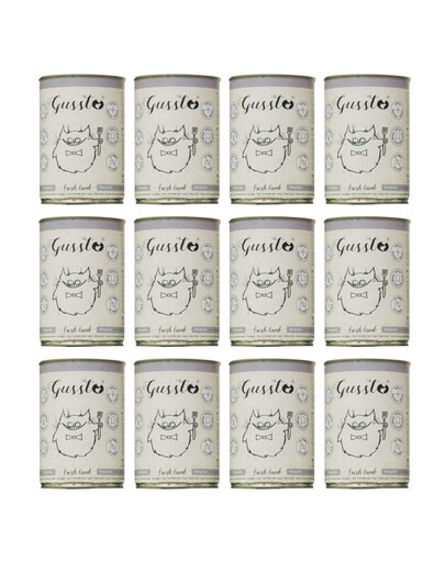 GUSSTO Cat Fresh Lamb mokra karma dla kotów jagnięcina 12x400 g
