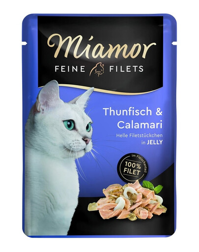 MIAMOR Feine Filets tuńczyk i kalmary  saszetka 12x100 g