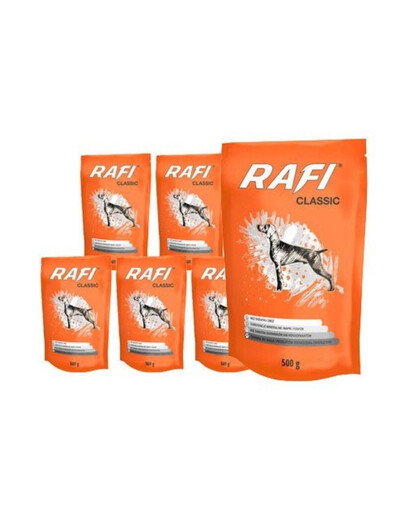 DOLINA NOTECI Rafi Classic bezzbożowa mokra karma 10x500 g