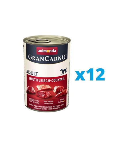 GranCarno zestaw koktajl mięsny 12 x 400 g