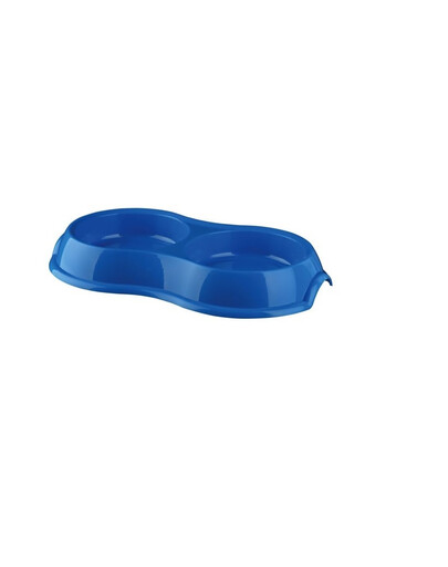 Miska plastikowa podwójna. 2 x 0.2 l/ śr.11 cm