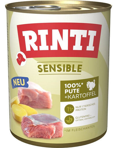 Sensible Indyk z ziemniakami 800g