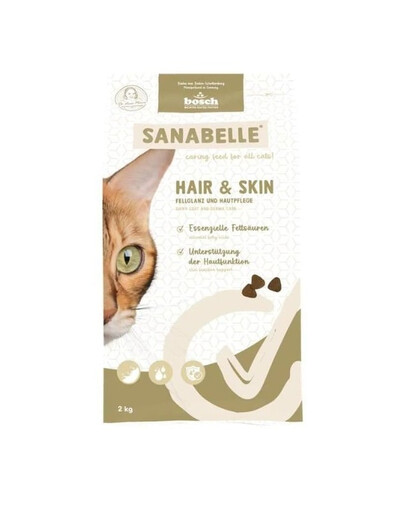 Hair Skin 2 kg dla kotów wspomagająca kondycję sierści i skóry