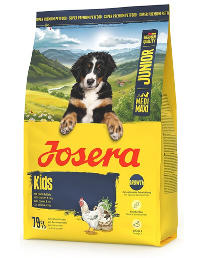 JOSERA Junior Kids für junge Hunde mittelgroßer und großer Rassen 3kg