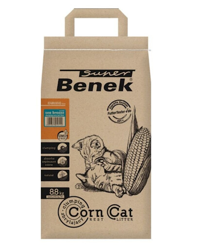 Super Corn Cat żwirek kukurydziany morska bryza 14 l