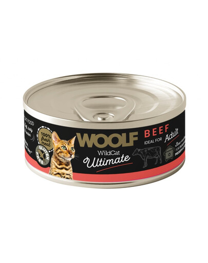 Wild Cat Ultimate Beef Pate 85g pasztet z wołowiną dla kotów