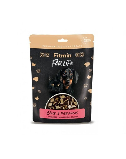 For Life Duck and Fish Pieces Kawałki kaczki i ryby dla psa i kota 70 g