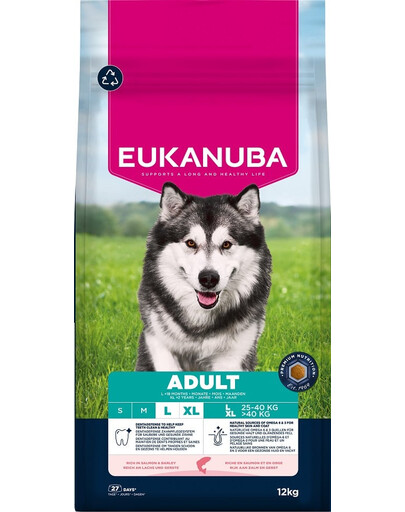 Adult Large Breeds Salmon Barlej 12 kg sucha karma dla psów dużych ras bogata w łososia i jęczmień