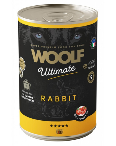 Ultimate Adult Dog Rabbit and Tomatoes 400g wilgotna karma z królikiem i pomidorami dla psów