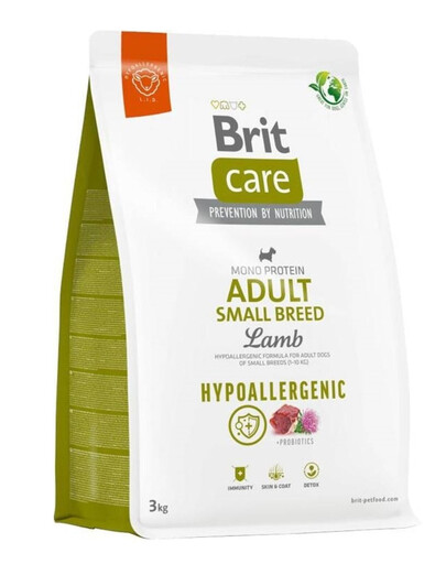 CARE Hypoallergenic Adult Small Breed Lamb 3 kg dla dorosłych psów małych ras z jagnięciną