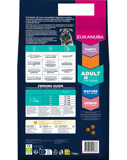 Adult Small Breeds Chicken 7,5 kg sucha karma dla psów ras małych bogata w świeżego kurczaka