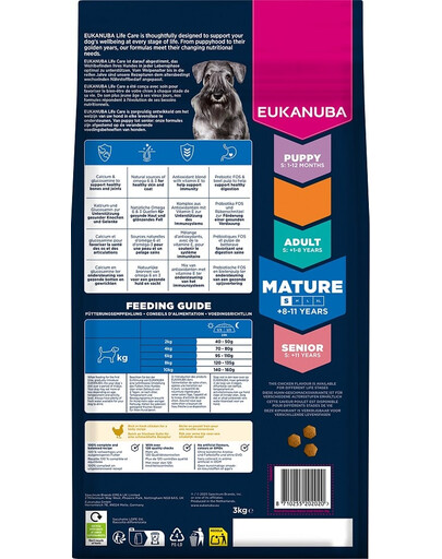 Mature Small Breeds Chicken 3 kg sucha karma dla dojrzałych psów małych ras bogata w świeżego kurczaka