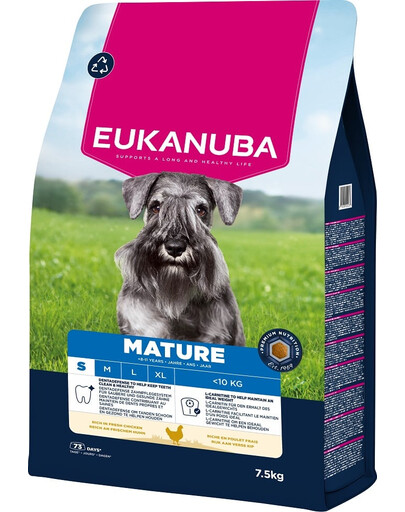 Mature Small Breeds Chicken 7,5 kg sucha karma dla dojrzałych psów małych ras bogata w świeżego kurczaka
