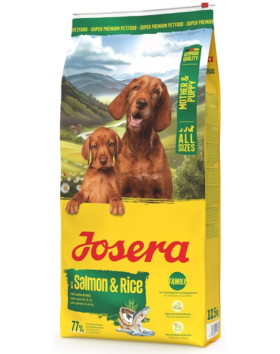 Mother and Puppy Salmon with Rice 12,5kg dla szczeniąt, suk w ciąży oraz suk karmiących