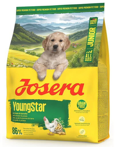 JOSERA YoungStar 900g getreidefreies Futter für Welpen