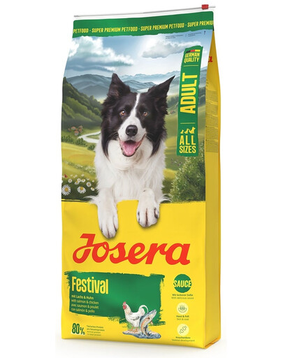 Festival 12,5kg dla wybrednych psów z pysznym sosem