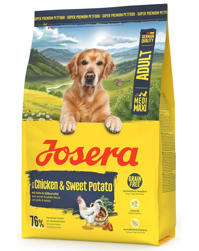 Chicken with Sweet Potato Adult 3kg bezzbożowa karma dla średnich i dużych ras