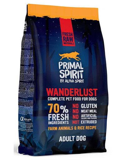 Wanderlust miękka karma dla psa kurczak i ryż 1 kg