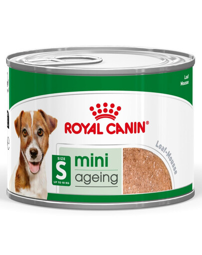 ROYAL CANIN Mini Age 8+ Pastete für ältere Hunde über 8 Jahre kleiner Rassen 195 g