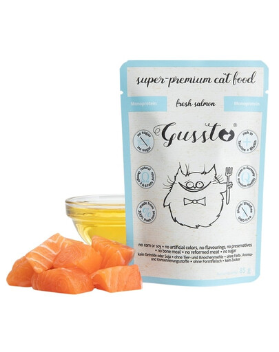 Cat Fresh Salmon mokra karma dla kotów świeży łosoś 85 g