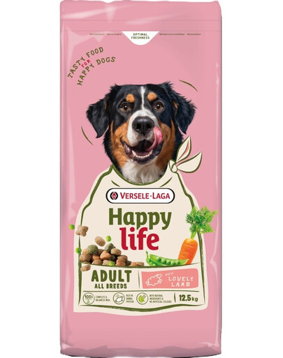 Happy Life Adult with Lamb 12,5kg karma dla psów z jagnięciną