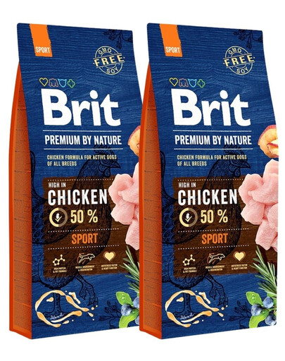 BRIT Premium By Nature Sport 30 kg (2 x 15 kg)
