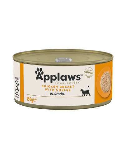 APPLAWS Cat Adult Chicken Breast with Cheese in Broth pierś z kurczaka z serem w bulionie 156 g