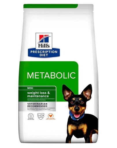 HILL'S Prescription Diet Metabolic Mini Weight loss and Maintenance für übergewichtige Miniaturhunde 1 kg