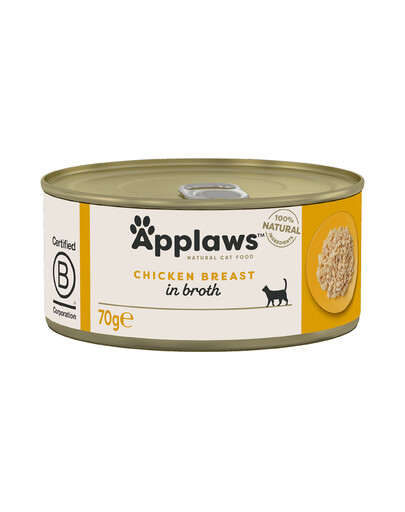 APPLAWS Cat Adult Chicken Breast in Broth pierś z kurczaka w bulionie 70 g