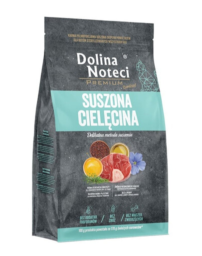 DOLINA NOTECI Premium Sterilised Kalb Trockenfutter für sterilisierten Katzen 2 kg